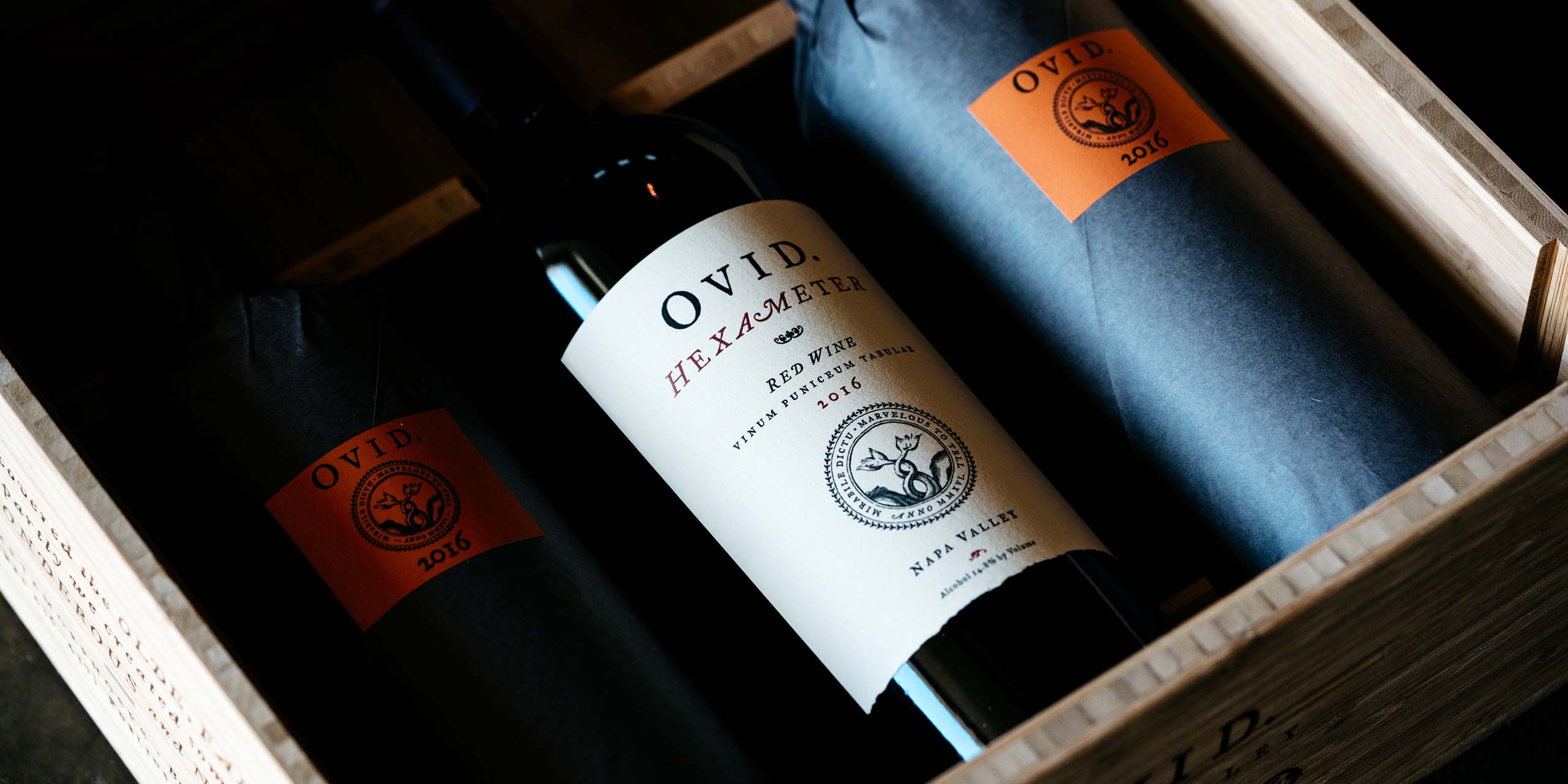 OVID Hexameter in wood box