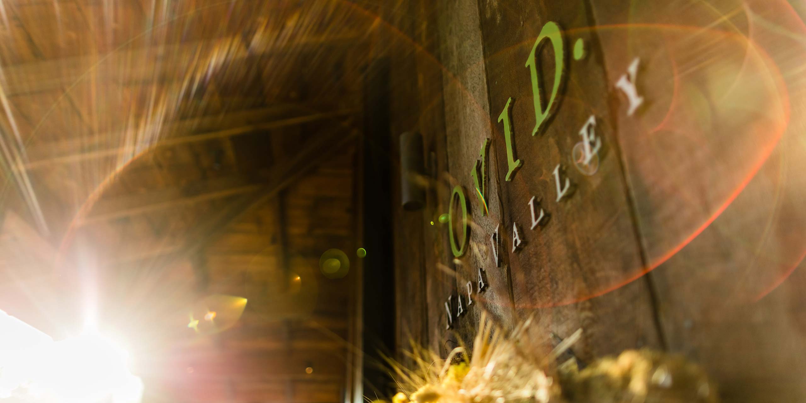 OVID Napa Valley sign