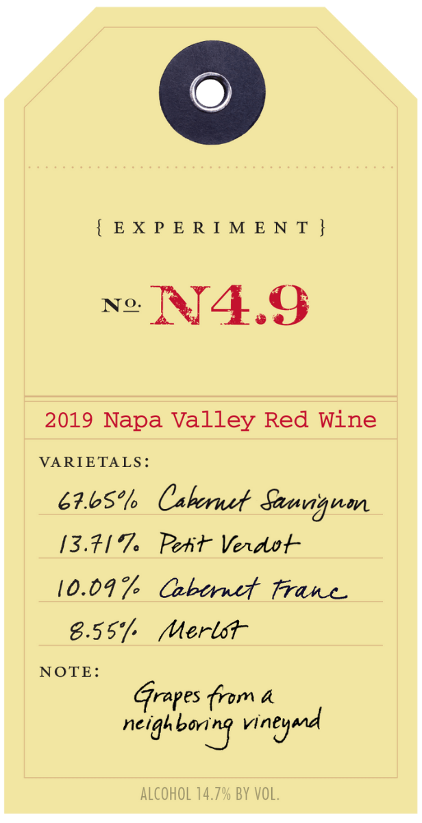 Red Experiment Label 2019 N4.9
